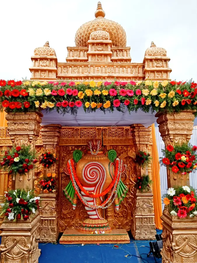 South Indian Temple Decorate